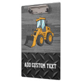 Skid Steer Construction Logo clipboard Klembord (Links)