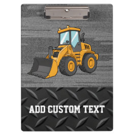 Skid Steer Construction Logo clipboard Klembord