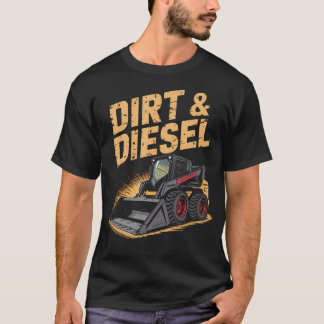 Skid Steer Loader Barnyard Vibes En Bobcat Leven T-shirt