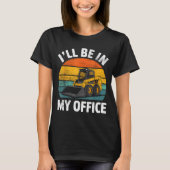 Skid Steer Operator Construction Heavy Equipment J T-shirt (Voorkant)