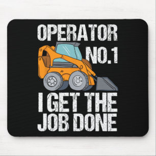 Skid Steer Papa Grappig Vaders Dag Cadeau Muismat