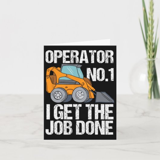 Skid Stuur Papa Grappig Vaderdag Cadeau Kaart (Voorkant)