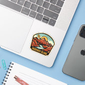 Skidaway Island, Georgia Sticker (Laptop met iPhone)