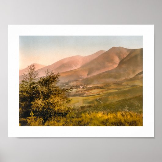 Skiddaw, Keswick, Lake District England Poster (Voorkant)