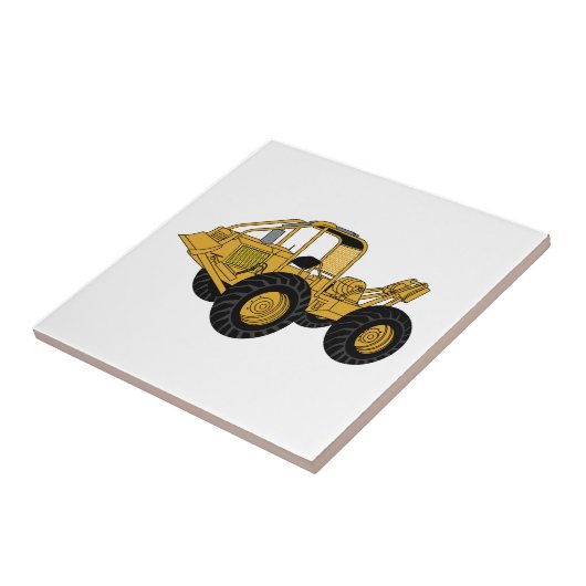 Skidder Tegeltje (Zijkant)