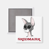 Skidmark de kattenmagneet magneet (Voorkant / Achterkant)