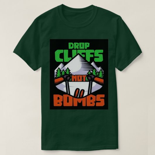 Skidruppels, geen bommen t-shirt (Design voorkant)