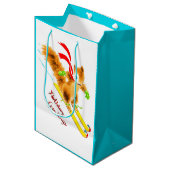 skieekhoorn medium cadeauzakje (Voorkant Gekanteld)