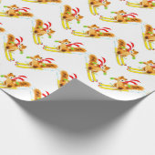 skieekhoorns cadeaupapier (Hoek)