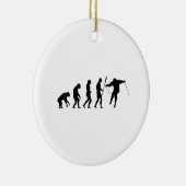 skiëevolutie keramisch ornament (Rechts)