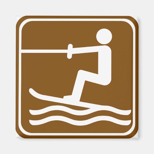 Skiemmarkering voor water magneet (Voorkant)