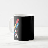 Skiën 1 koffiemok (Voorkant links)