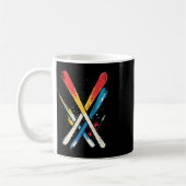 Skiën 1 koffiemok (Links)