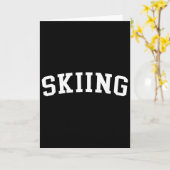 Skiën _6 kaart (Gele Bloem)