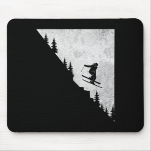 Skiën Aanhanger Freestyle Extreme Wintersport Sk Muismat