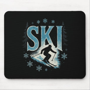 Skiën - Alpines skiën Freestyle Muismat