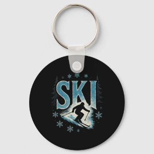 Skiën - Alpineskiën Freestyle Racediscipline Sleutelhanger