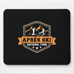 Skiën Aprés Ski Nationaal Team Skiër Wintersporten Muismat