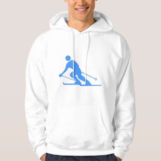 Skien - Baby Blue Hoodie (Voorkant)
