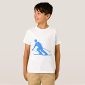 Skien - Baby Blue T-shirt (Voorkant volledig)