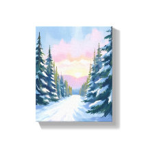 Skiën bij zonsondergang | Winterski-pad