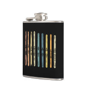 Skiën - Collectie van skistokken Heupfles (Links)