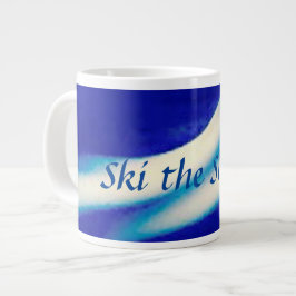 Skiën de hellingen Bone China Mok