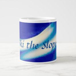 Skiën de hellingen Bone China Mok