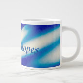 Skiën de hellingen Bone China Mok (Rechts)