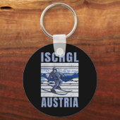Skiën en Apres Ski - Wintersport Ischgl Sleutelhanger (Voorkant)