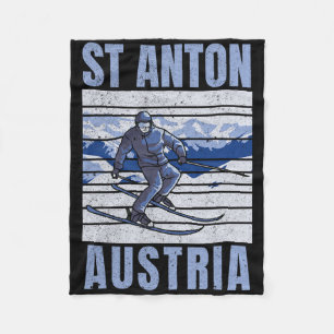 Skiën en Apres Ski - Wintersport St Anton Fleece Deken