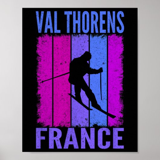 Skiën en Apres Ski - Wintersport Val Thorens Poster (Voorkant)