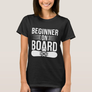 Skiën en snowboarden Beginner Winter Sports Ent T-shirt