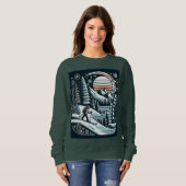 Skiën en winter trui (Voorkant volledig)