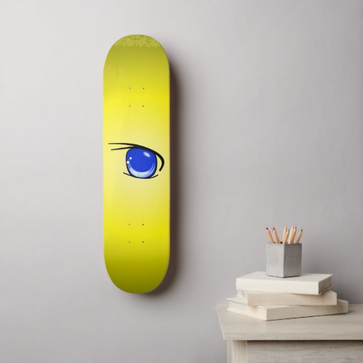 Skiën - eyeSkate - iSkate Skateboard (Muurkunst)