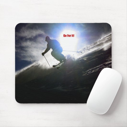 Skien, ga ervoor! muismat (Met muis)