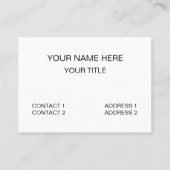 Skiën gaat gewoon met de flow skiën visitekaartje (Achterkant)