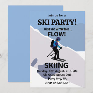Skiën Gewoon Mee Met De Stroom Skiën Kaart