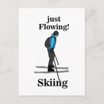 Skiën, gewoon vloeiende skiër