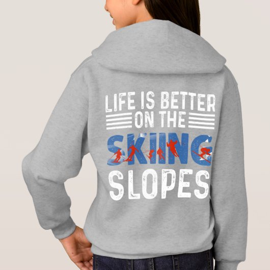 Skiën, het leven is beter op de pistes (Achterkant)