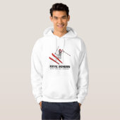 Skiën Hoodie (Voorkant volledig)