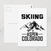 Skiën in Aspen, Colorado Briefkaart (Voorkant / Achterkant)