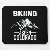 Skiën in Aspen, Colorado Muismat (Voorkant)
