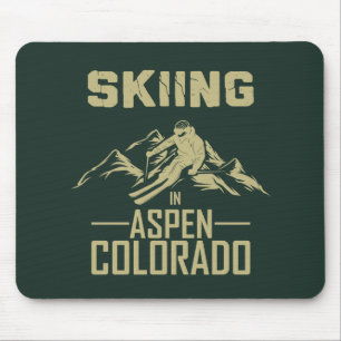 Skiën in Aspen, Colorado Muismat