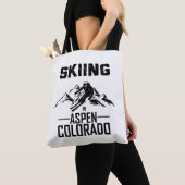 Skiën in Aspen, Colorado Tote Bag (Dichtbij)