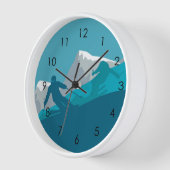 Skiën in bergen - Skiers (Hoek)