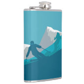 Skiën in bergen - Skiers Heupfles (Rechts)