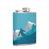 Skiën in bergen - Skiers Heupfles (Rechts)