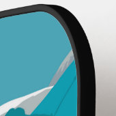 Skiën in bergen - Skiers Pickleball Paddle (Links Detail)