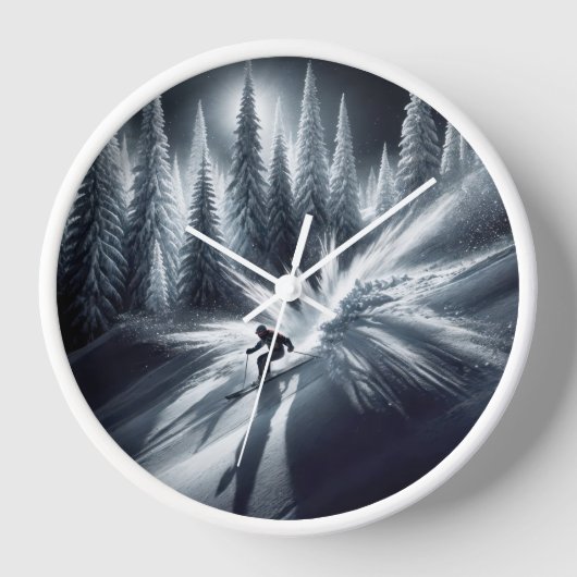 Skiën in het maanlicht (Voorkant)